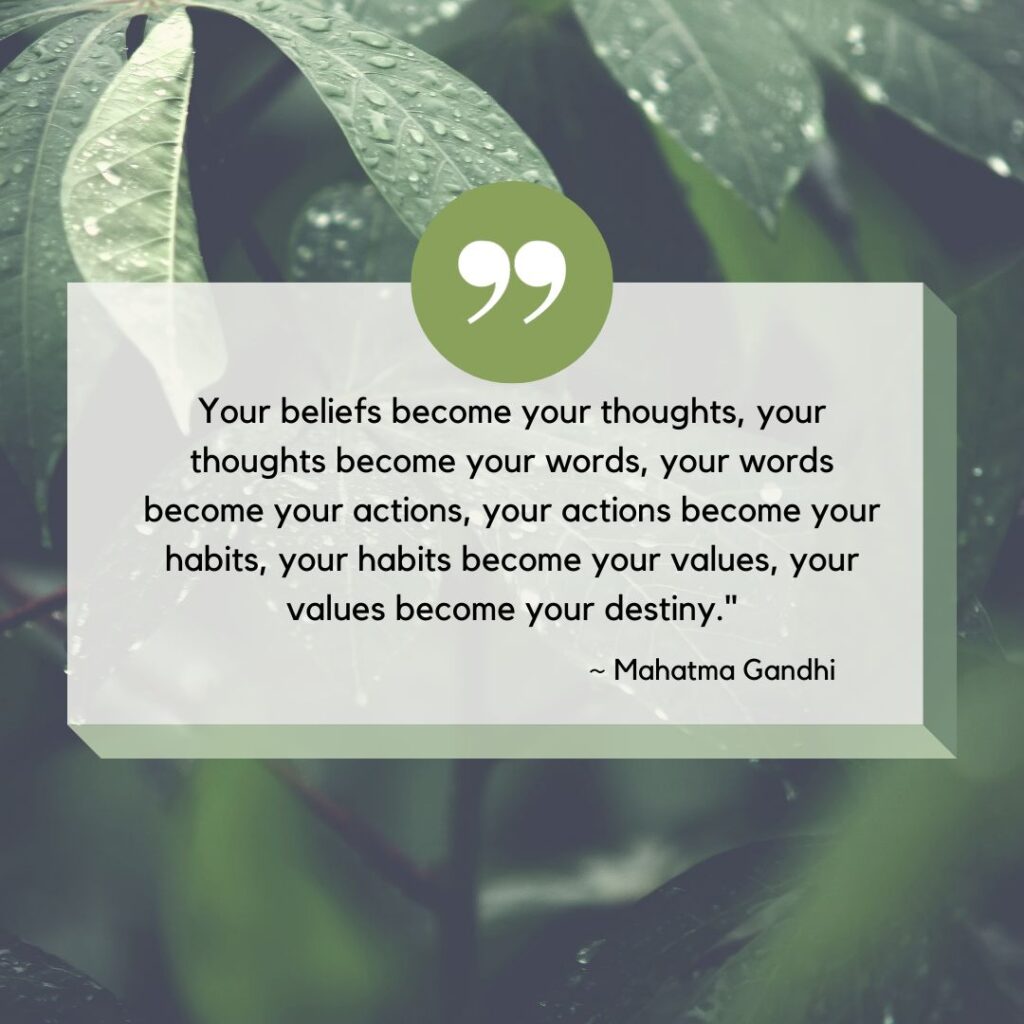 Core Beliefs Quote